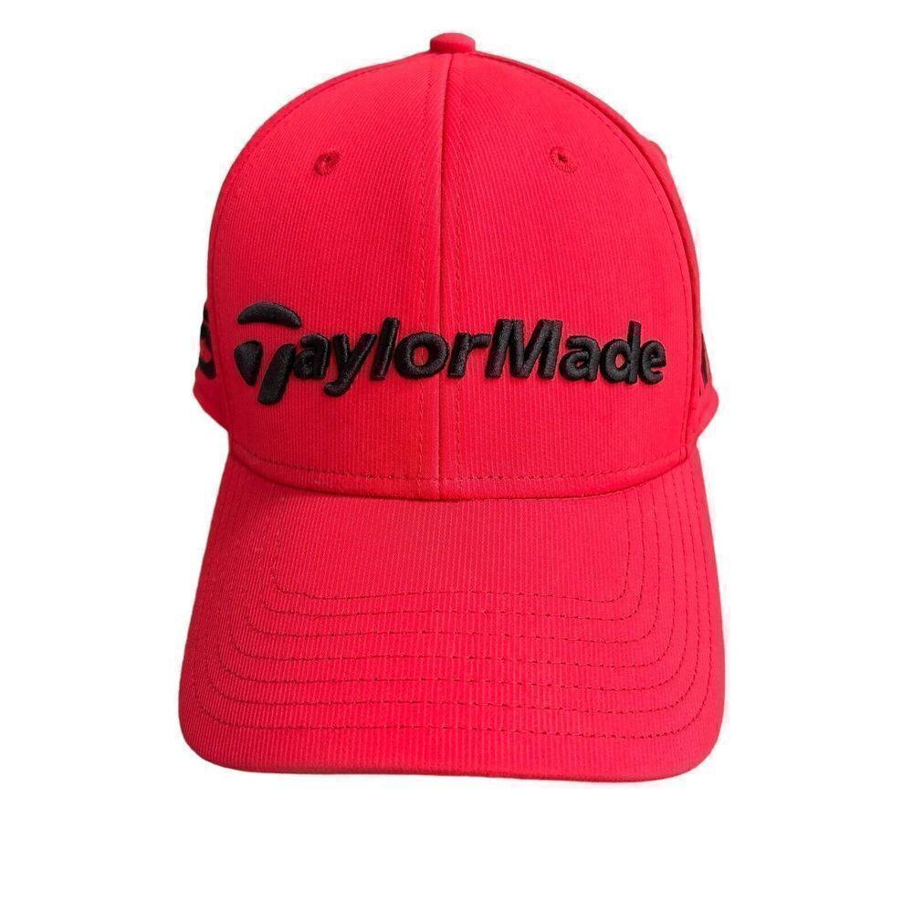 Taylormade TP5‎ M5 Golf Hat Cap Adjustable Red Black One Size